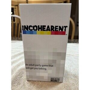 Incohearent by What do you Meme? Board Game- Party game- Great condition.